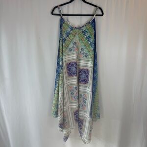 NWT Speed Control New York Colorful Bohemian Midi Dress Size:2X